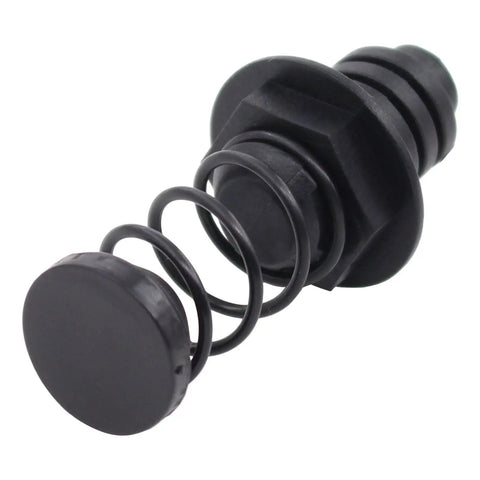 Rock Solid Heavy Duty 2 Piece Trunk Lid Springs With Durable Rubber Bumper Guards And Sweet Smooth Install Kit Straight Swap For 1994 To 1998 Ford Mustang, black steel spring with rubber stopper.