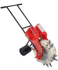 Manual Garden Seeder With Dual Hopper Hand Push Roller Spreader And Fertilizer Applicator Row Planter For Corn Soybean Peanut Cotton