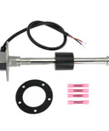 Heavy Duty 316 Stainless Fuel Tank Sending Unit 240 Ohms to 33 Ohms 7 Inch Gauge Sender for Marine Boat RV Truck Water Level Gas Tank Sensor Built Tough Durable Reed Switch Output No Tank Adjustment Needed, with gasket and connectors