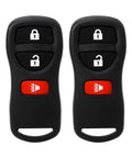 Keyless Entry Remote Fob For Infiniti And Nissan Cars Armada Frontier Murano Pathfinder Quest Sentra Titan Versa Xterra FX35 FX45 QX4 Replacement KBRASTU15 2 Pack Includes Batteries Pre Tested Plug And Play