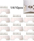 Stainless Steel Hinge Repair Plates Kit For Quick Kitchen Installations And Fixes With 1, 4 Or 10 Plates And Screws, 90 x 50 mm