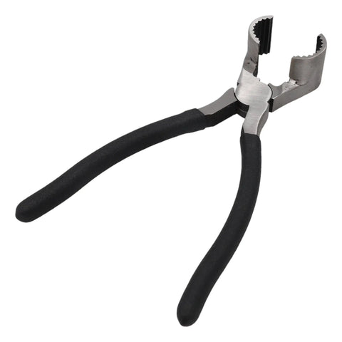 8.5 Inch Sure Grip Washer Hose Pliers Universal Fit For All Major Brands To Tighten Or Loosen Hoses Quickly With Indented Water Valves Ideal For Technicians Landlords And DIYers, black handles
