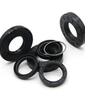Oil Seal ID 30mm Kit With A Bunch Of O Ring Sizes 36 40 45 46 50 52 55 58 60 62 65 Assortment, black seals