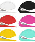 6 Pack Letter Openers With Concealed Blade For Office And Home Use, colorful set of envelope slitters, stationery supplies