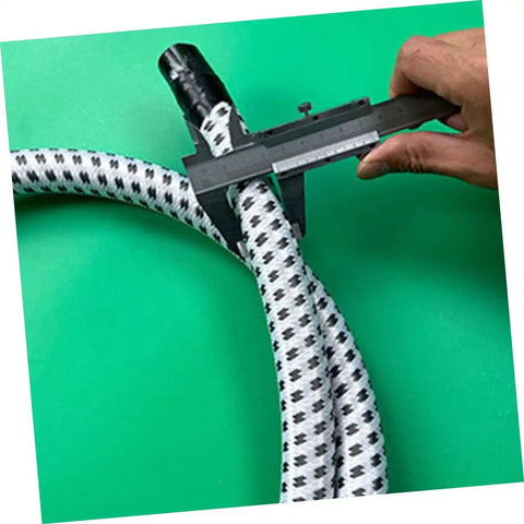 Replacement Steam Hose For Garment Steamer Pro Grade High Temperature Resistant Tube measured with caliper