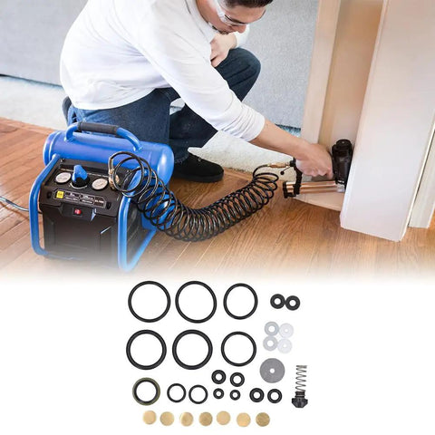 Pro Grade High Pressure PCP Air Compressor Replacement Parts Repair Kit With O Rings Seals Valves Piston Filter And Gauge Set