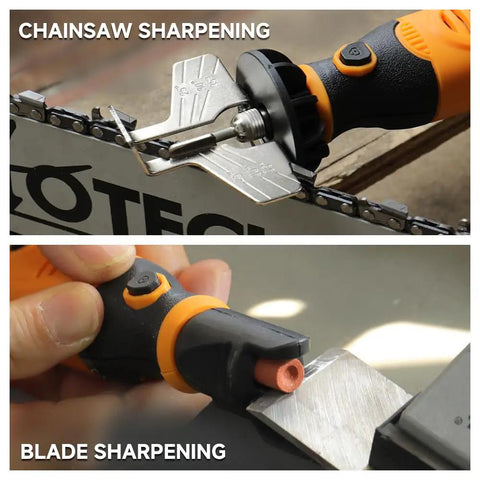 Cordless Electric Chainsaw Sharpener Kit With 3 Diamond Bits sharpening chainsaw chain and blade