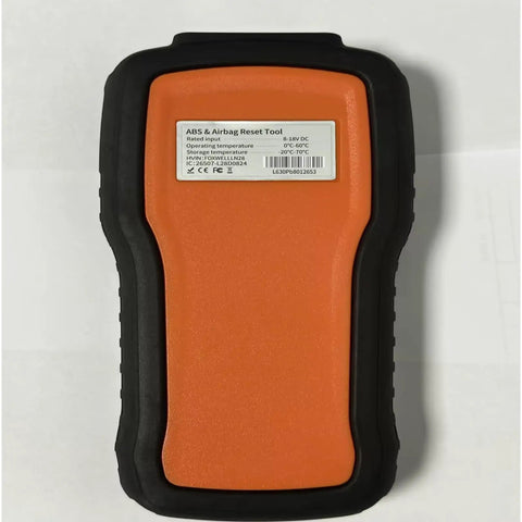Back view of NT630 Plus OBD2 Scanner With ABS And SRS Bi Directional Diagnostic Tool For Cars Pro Grade ABS And Airbag Code Reader