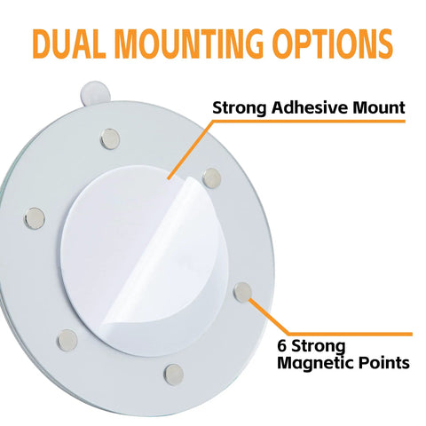 Dual mounting options for Door Sign With Rotating Privacy Indicator Do Not Disturb Please Knock Out Of Office In A Meeting Back Soon.