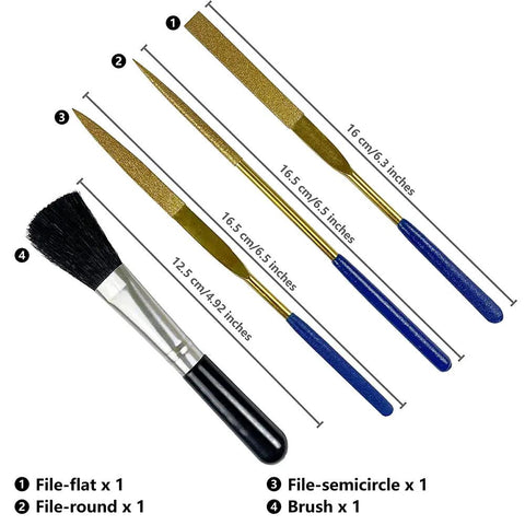 Gundam Model Tool Kit Dope 17 Piece Set With Pliers, Tweezers, Files, Brush, Graver And Spare Blades In Canvas Bag for plastic models