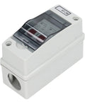 16A DC Miniature Circuit Breaker For DIN Rail Mount 2 Pole Leakage Protector in Outdoor Waterproof Distribution Box with Transparent Cover