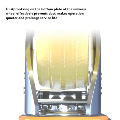 Dustproof ring detail of Heavy Duty Universal Caster Wheels With Secure Locking Brakes And Scratch Free Tires for smooth operation.