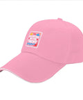 Lightweight Pink Dope Baseball Cap For Men With Breathable Six Panel Design, Low Profile Fit, Cotton Hat For All Day Comfort