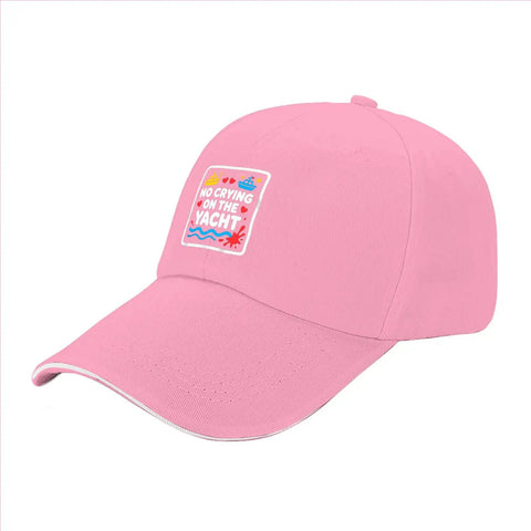Lightweight Pink Dope Baseball Cap For Men With Breathable Six Panel Design, Low Profile Fit, Cotton Hat For All Day Comfort