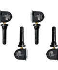 Built Tough Wireless Tpms Tire Pressure Sensors For Byd Song Tang Yuan Qin Ev Dm, four sensors with black casings.