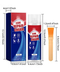 Heavy Duty Waterproof Sealant Clear Spray For Multi Purpose Indoor And Outdoor Home Fixes Tough As Nails Adhesive Coating with a brush.