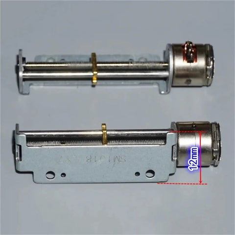 Slick 10mm Lead Screw Stepper Motor Built Tough 2 Phase 4 Wire Stepping Motor with 12mm design and smooth linear stroke.