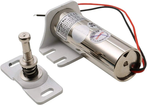 12V Electric Cabinet Lock With Fail-Safe Release, 110 Lb Holding Force, Heavy-Duty Metal Construction For File Cabinets
