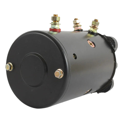 12 Volt Winch Motor For Ramsey Tulsa Liftmore Pierce Sales Replacement W 9143 PS534 H M3300 BB RE Rotation 1.7 KW