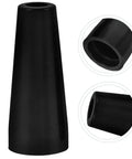 Durable 2pcs Mig Welder Nozzle Replacement Tips Kit For Wire Feed Guns Heavy Duty Sturdy Shield Cups Gas Shielding Accessories Perfect For Steel And Aluminum Projects - Black conical nozzle view.