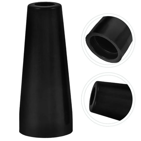 Durable 2pcs Mig Welder Nozzle Replacement Tips Kit For Wire Feed Guns Heavy Duty Sturdy Shield Cups Gas Shielding Accessories Perfect For Steel And Aluminum Projects - Black conical nozzle view.