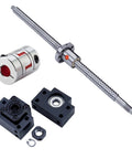 SFU2010 Ball Screw 2300mm Linear Motion Kit With Anti Backlash Nut Heavy Duty CNC Ballscrew Set Including BK15 BF15 End Supports And Coupler 8mm Shaft Ready 90.55 Inch Precision Drive