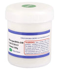 RMA 218 Flux Paste For BGA Reballing And Soldering jar, 100g, container label visible, pro grade high performance solder paste