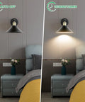 No-Hassle Remote Control Screw-In Puck Lights For E26 Bases, 2-Pack Battery Powered Puck Lights in living room wall sconce