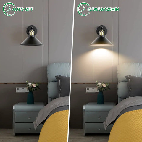 No-Hassle Remote Control Screw-In Puck Lights For E26 Bases, 2-Pack Battery Powered Puck Lights in living room wall sconce