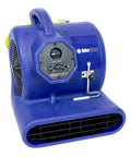 Heavy Duty Air Mover And Carpet Dryer With Three Quarter HP Motor Delivers 2800 CFM And Durable Housing in blue