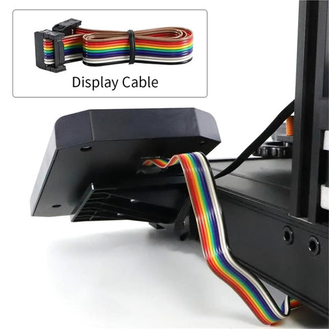 Ender 3 S1 Cable Kit With Screen Cable Flat Cable And X Y Axis Motor Limit Cables For 3D Printer Wiring Replacement And Easy Setup display cable