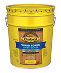 5 Gallon cedar wood stain and sealer bucket for decks and siding in cedar tone, UV protection, weatherproof sealant