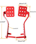 Red pedal components from Go Kart Throttle Cable Kit With Brake Return Springs For Predator 196cc 212cc 6.5HP Road Rocket Azusa