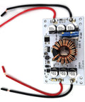 Heavy Duty Constant Current Boost Converter DC To DC Step Up Power Module with copper inductor, input and output wires.