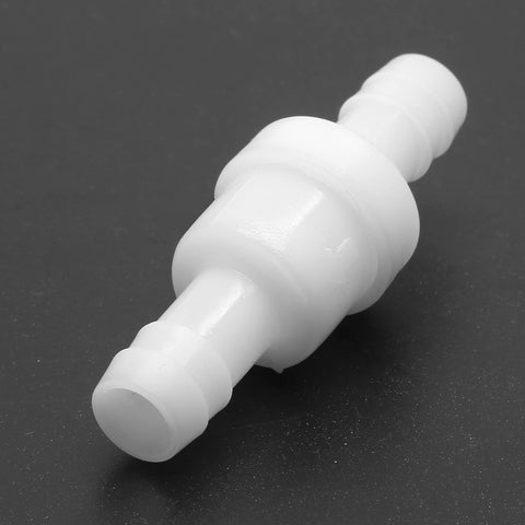Half Inch Plastic Check Valve Set Inline One Way Barb Hose Valves PVDF Ozone Resistant Built Tough For Fuel Gas Oil Water And Air