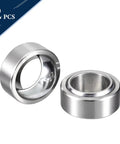 Rock Solid Ge30c Radial Spherical Plain Bearings With Heavy Duty Self Lubricating Sealed Spherical Roller Setup 30 Mm Id 47 Mm Od And 22 Mm Width Two Pack close-up view of two bearing units.