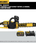 60V Max Brushless Chainsaw Kit With 16 Inch Oregon Bar And Chain, Auto Oiling, Tool Free Chain Tensioning And Bar Tightening Knob