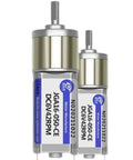 Drop Right In 6V 12V Dc Gear Motor Featuring Reliable 12 To 923 Rpm Speed Reduction Gearbox and Cw Ccw Reversible Rotation close-up, showcasing size and labels.