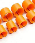 Pro Grade Pool Cue Tip Repair Tool With Durable Nylon Collet Sleeve For Stable Slip Resistant Tip Holding Quick Install And Swap Scuffer And Shaping Accessory For Billiard Cues And Tip Maintenance, orange nylon sleeves