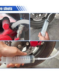 Universal Brake Bleeder Kit With 100Ml Syringe And 50Cm Hose For Hydraulic Disc Clutch Fluid Drain On Motorbikes Scooters And Quads Zero Drama Quick Maintenance Street Smart Tool with syringe extracting fluid from brake.