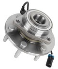 4WD Front Wheel Hub Bearing Assembly With ABS For Chevy Silverado Tahoe Suburban Express 1500 SUVs And Trucks GMC Sierra Cadillac Escalade 99-07 6 Lug AWD 4X4 Replacement Replaces 515036 1 Pack