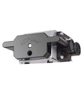 VEVOR air assist pump for laser cutter, metal body with black cover, side view