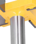 Close-up of Sick New Anti Rebound Surfacing Router Bit With Smooth PTFE Coating For Flattening Wood Slabs And Acrylics On CNC Machines.