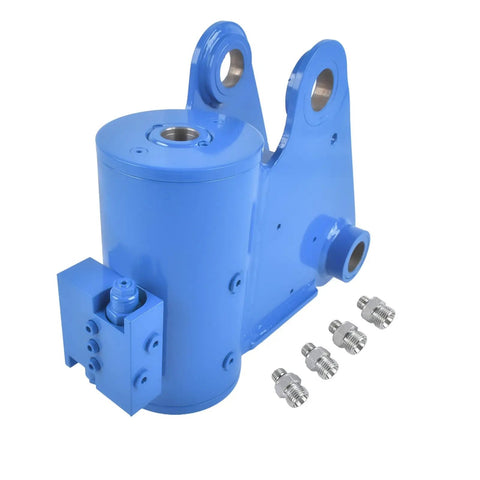 Heavy Duty Platform Rotator For S Series Boom Lifts S40 S60 S80 Straight Up 94398GT blue swivel gear with connectors.