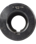 Front view of Beefy 1-3/16 Inch Solid Shaft Coupler With Keyway And Set Screws For Rugged Power Transfer 2 Inch Outer Diameter