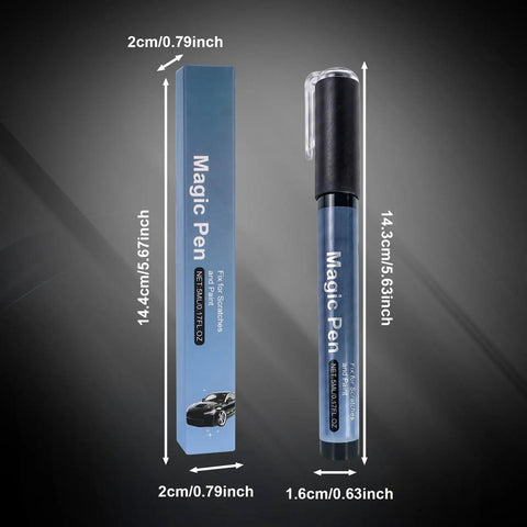 Car Scratch Repair Pen For Quick Fixes, Pro Level Auto Touch Up Tool, Weatherproof Paint Repair Pen For All Vehicle Colors, Fast Acting Universal Scratch Remover, 1 Piece next to its box