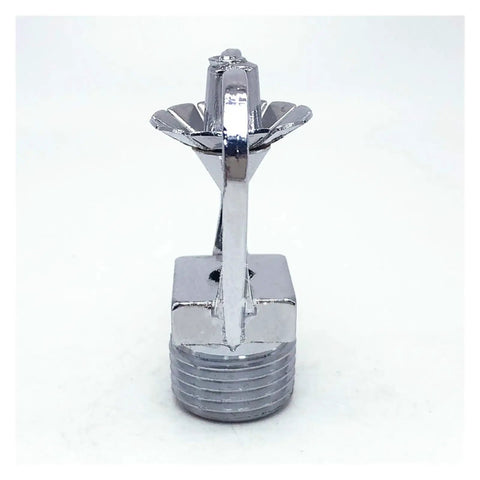 Real Deal Marine Grade Copper Fire Sprinkler Head With Medium Velocity Water Mist Spray for heavy lifting fire protection, chrome finish.
