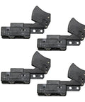 Four Pack Heavy Duty On Off Toggle Switches Replaces Skil 2610321608 Sw77 Replacement Power Tool Parts, black rugged switches.