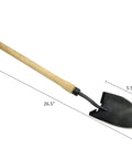 American Mini Shovel With Drop Grip Handle For Rocks And Roots Boron Steel Head Slices Dense Clay Soil Ultra Durable
