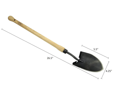American Mini Shovel With Drop Grip Handle For Rocks And Roots Boron Steel Head Slices Dense Clay Soil Ultra Durable